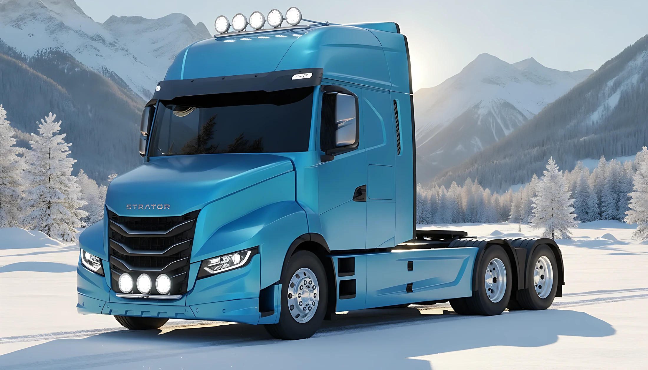 Esempio: IVECO Strator 6x4 Azzurro ghiaccio metallizzato