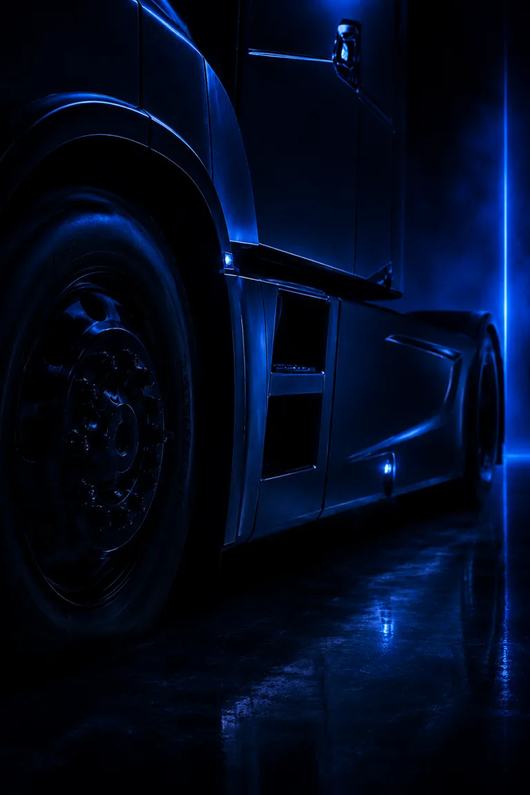 IVECO STRATOR 2.0 — voorwiel en lage zijaanzicht