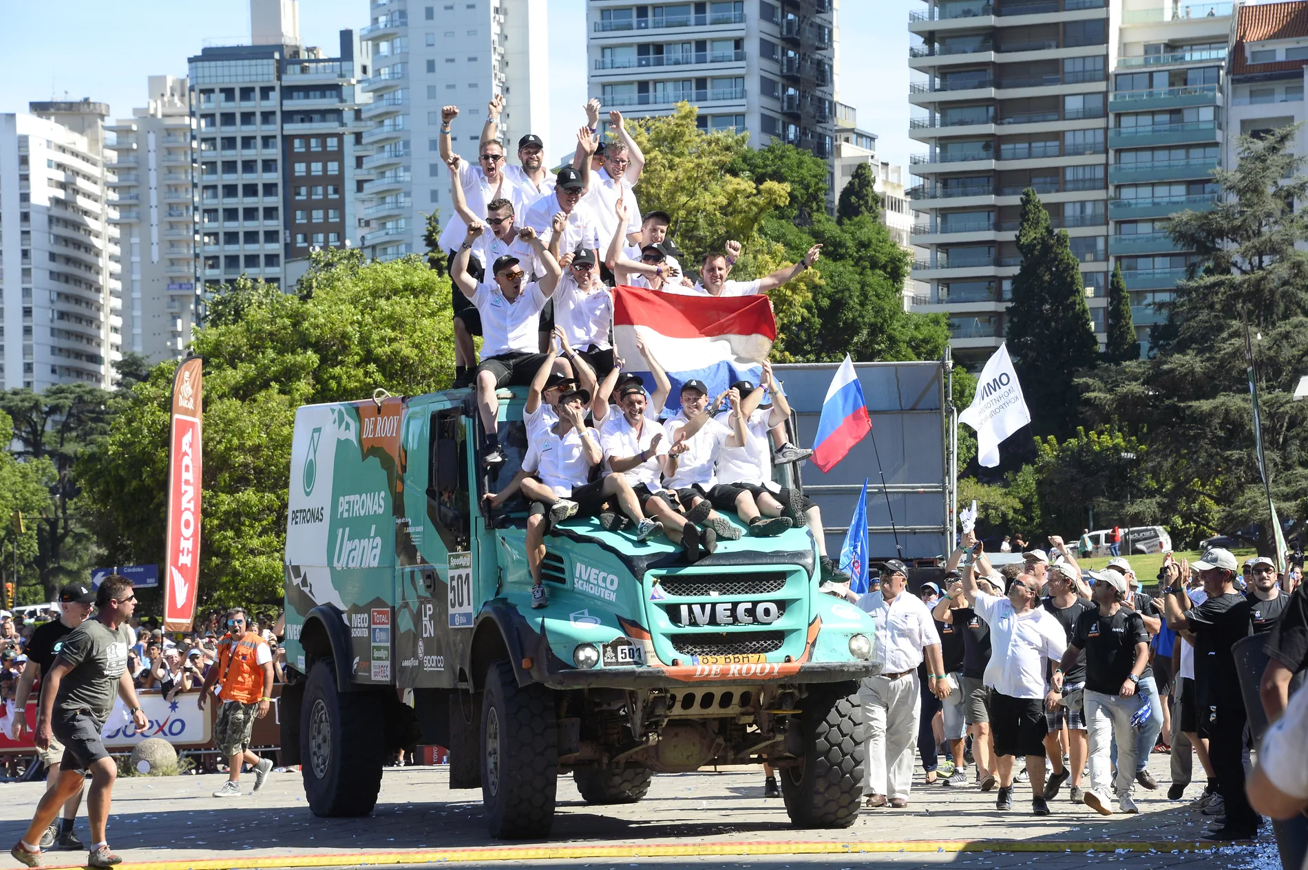 Dakar-truck van Team De Rooy op basis van de POWERSTAR